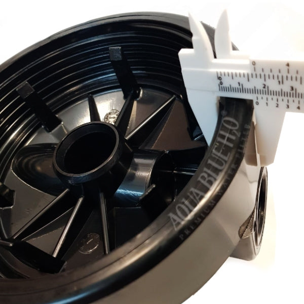 20" X 4.5" Big Blue Twin Water Filter Housing with SEDIMENT + alumina(fluride)