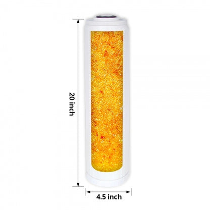 20" X 4.5" Big Blue Twin Water Filter Housing with SEDIMENT + RESIN