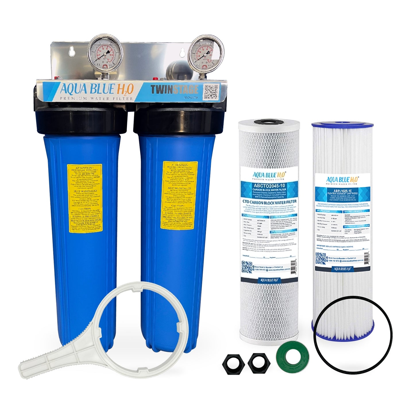 20 x 4.5 Whole House Water System with filter Option