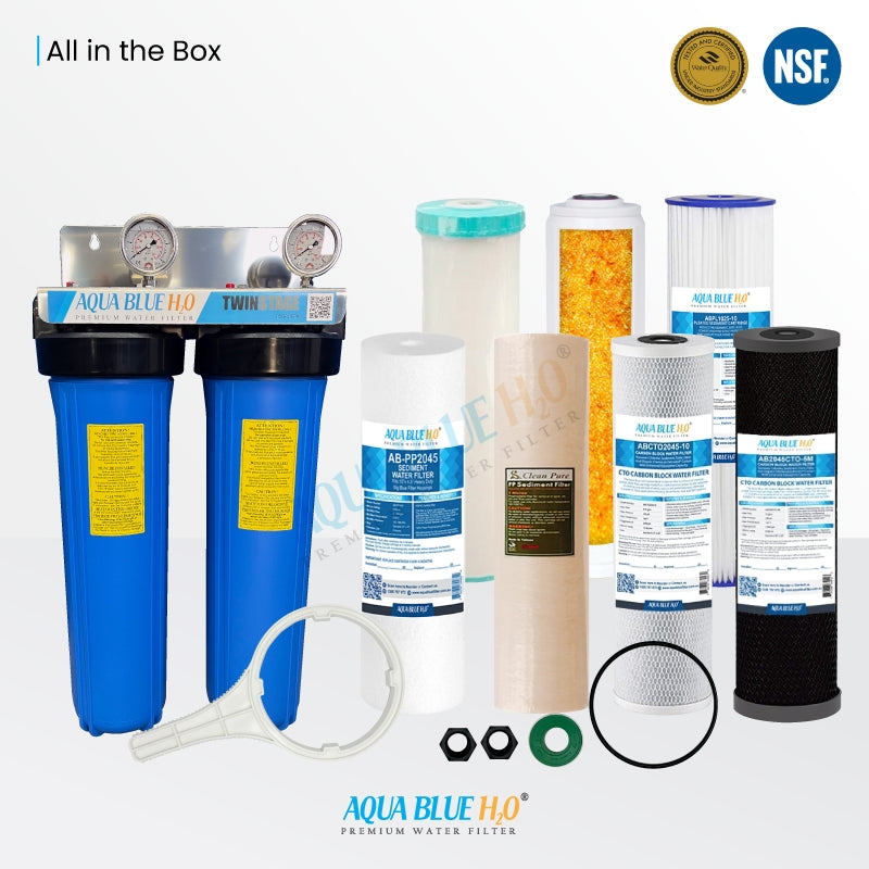 20 x 4.5 Whole House Water System with filter Option