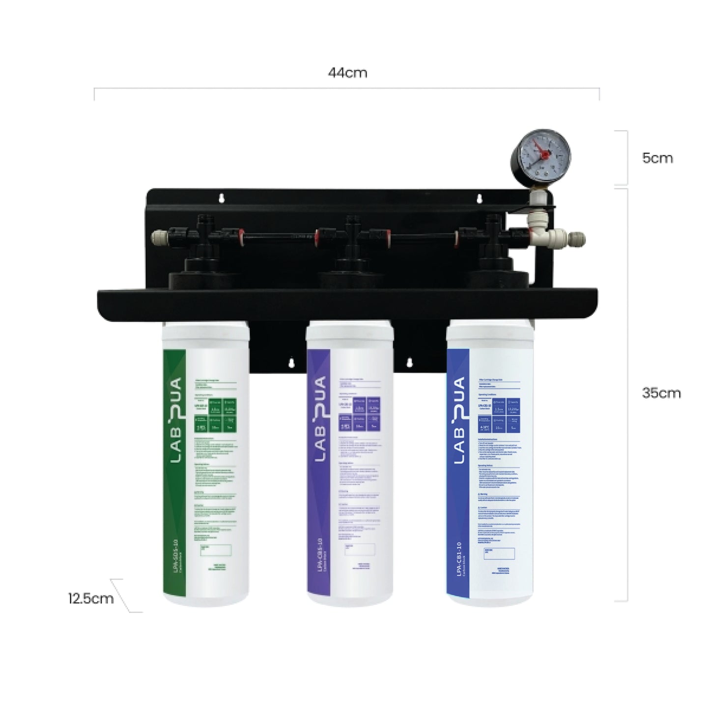 Lab Pua Triple Header Series Sediment With Full Carbon Block
