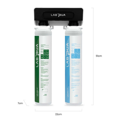 Lab Pua Triple Header Series Sediment With Membrane/ Sediment&Gac/ Carbon Block Total 4 Stage