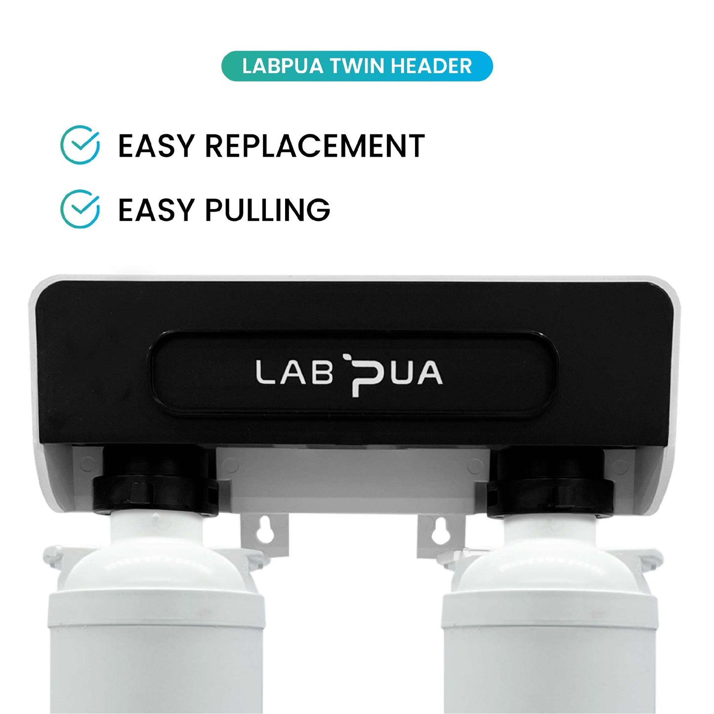 Lab Pua Triple Header Series Sediment With Membrane/ Sediment&Gac/ Carbon Block Total 4 Stage