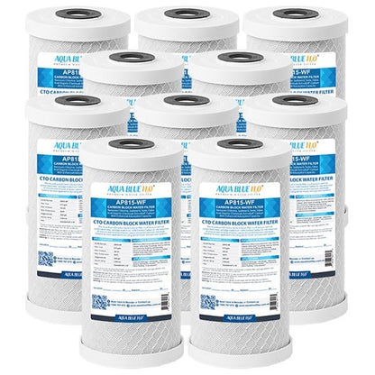 4.5"x 10" Chlorine Taste & Odor Reduction / CTO Carbon Filter - WATER FILTER DISTRIBUTORS
