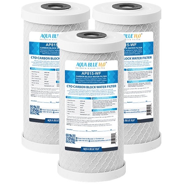 4.5"x 10" Chlorine Taste & Odor Reduction / CTO Carbon Filter - WATER FILTER DISTRIBUTORS