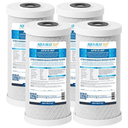 4.5"x 10" Chlorine Taste & Odor Reduction / CTO Carbon Filter - WATER FILTER DISTRIBUTORS