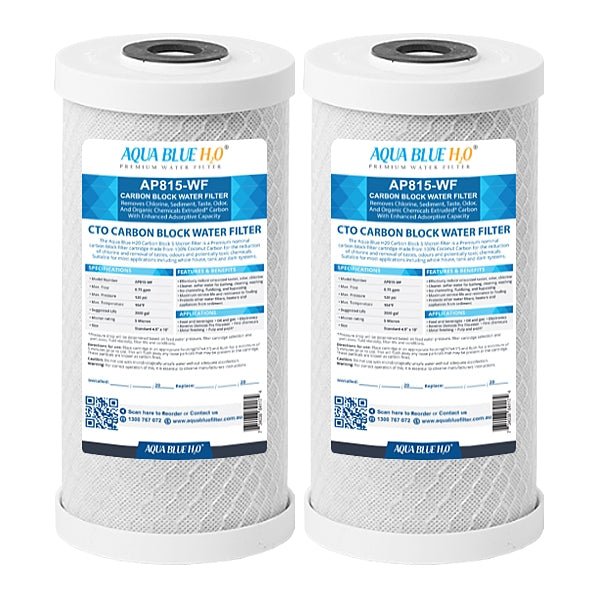 4.5"x 10" Chlorine Taste & Odor Reduction / CTO Carbon Filter - WATER FILTER DISTRIBUTORS