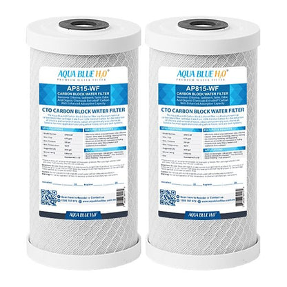 4.5"x 10" Chlorine Taste & Odor Reduction / CTO Carbon Filter - WATER FILTER DISTRIBUTORS
