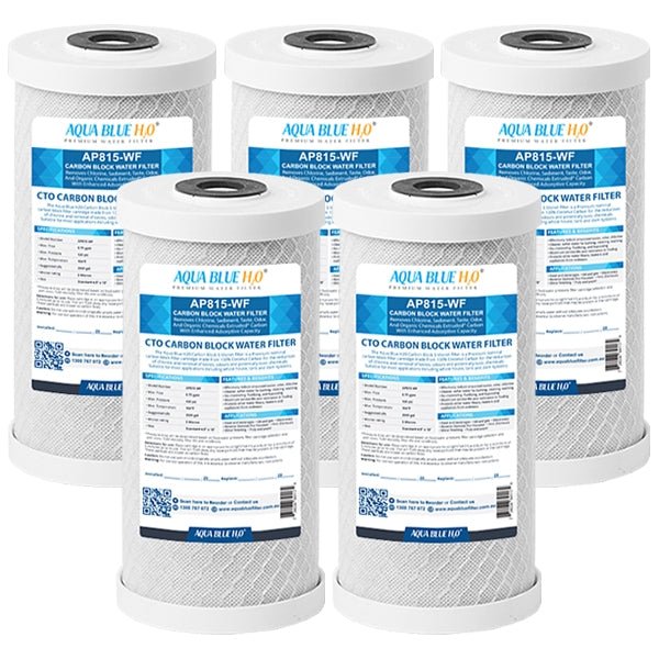 4.5"x 10" Chlorine Taste & Odor Reduction / CTO Carbon Filter - WATER FILTER DISTRIBUTORS