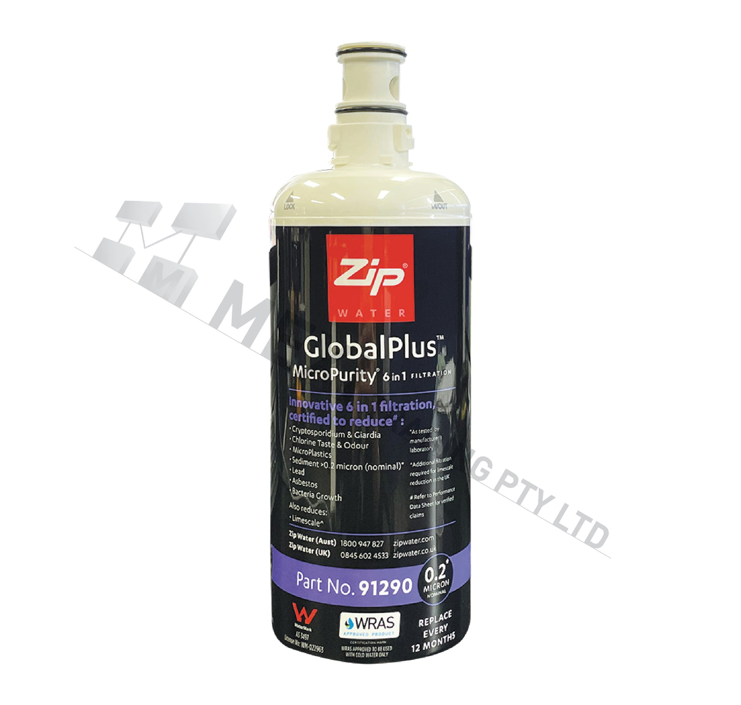 Zip 91289 Global Plus 0.2-Micron Filter Cartridge Genuine Zip Filter