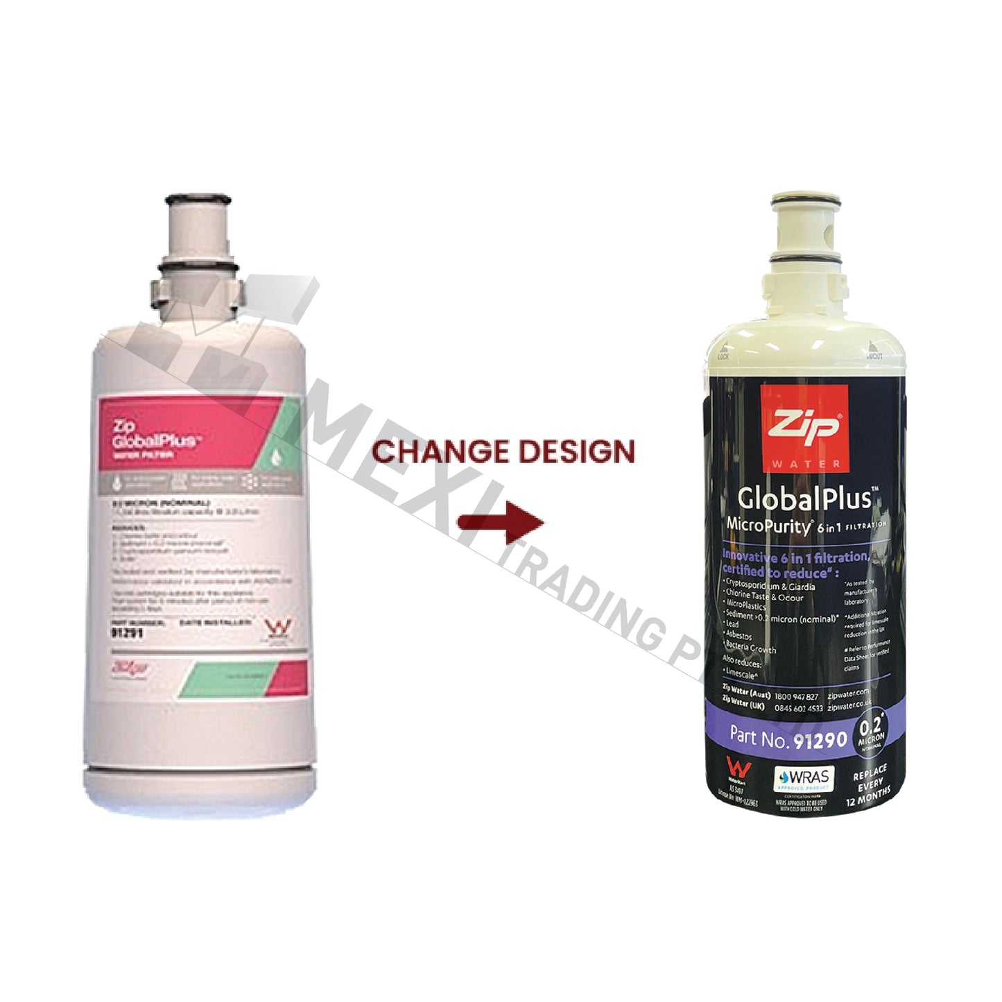 Zip 91290 GlobalPlus 0.2-Micron Filter Cartridge Genuine Zip Filter