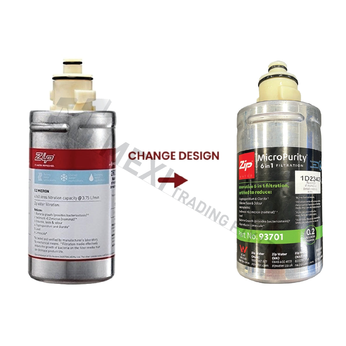 2X Zip MicroPurity 93701 Residential Hydrotap 0.2 Micron