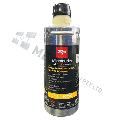 Zip Genuine  MicroPurity 93702 Commercial Water Filter with Zip 91295 Sparkling Replacement Cartridge
