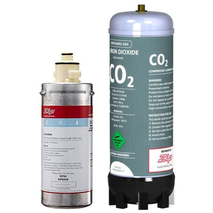 Zip Genuine  MicroPurity 93702 Commercial Water Filter with Zip 91295 Sparkling Replacement Cartridge