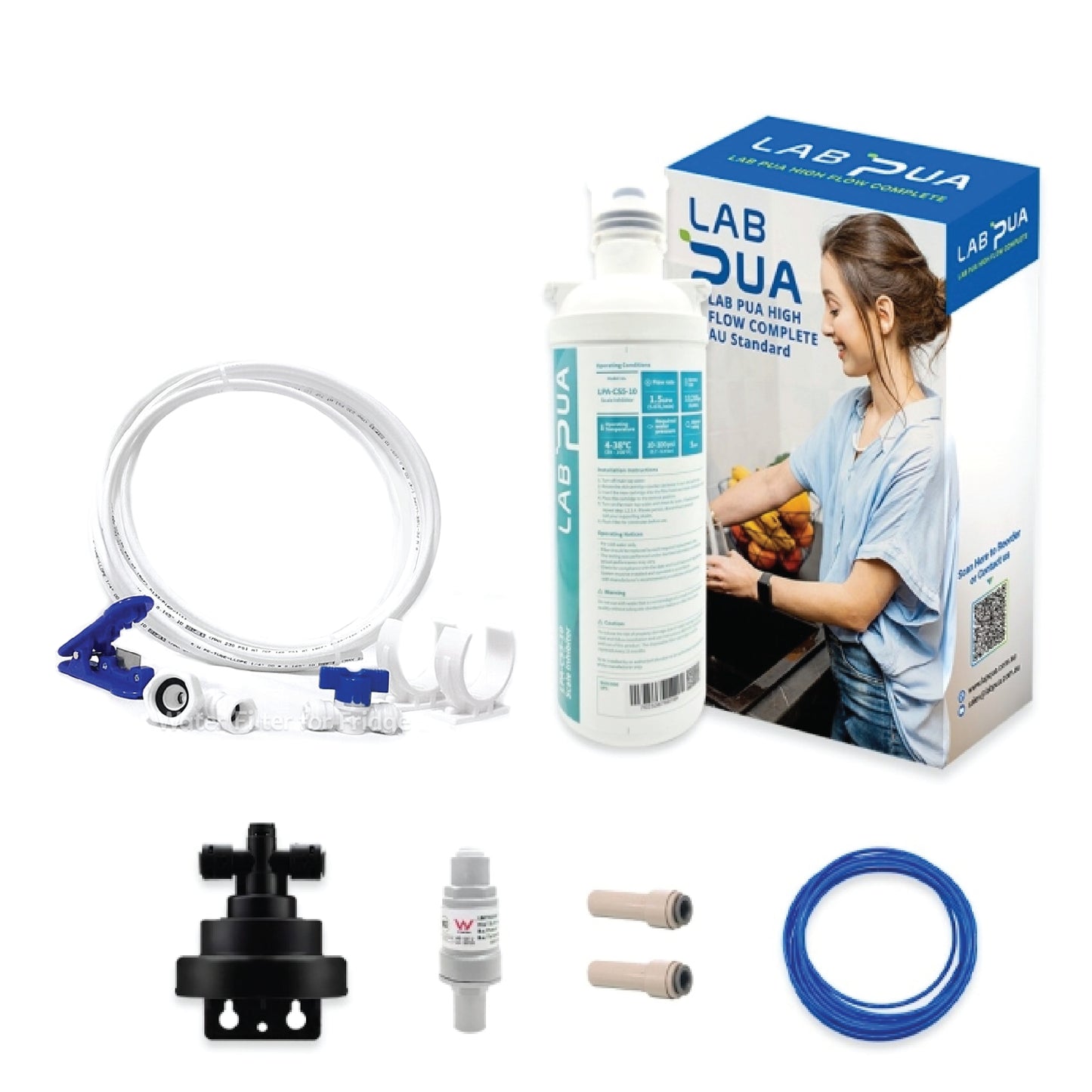 Lab Pua Residential Water Filter Kit With Faucet LPA-CS5-10
