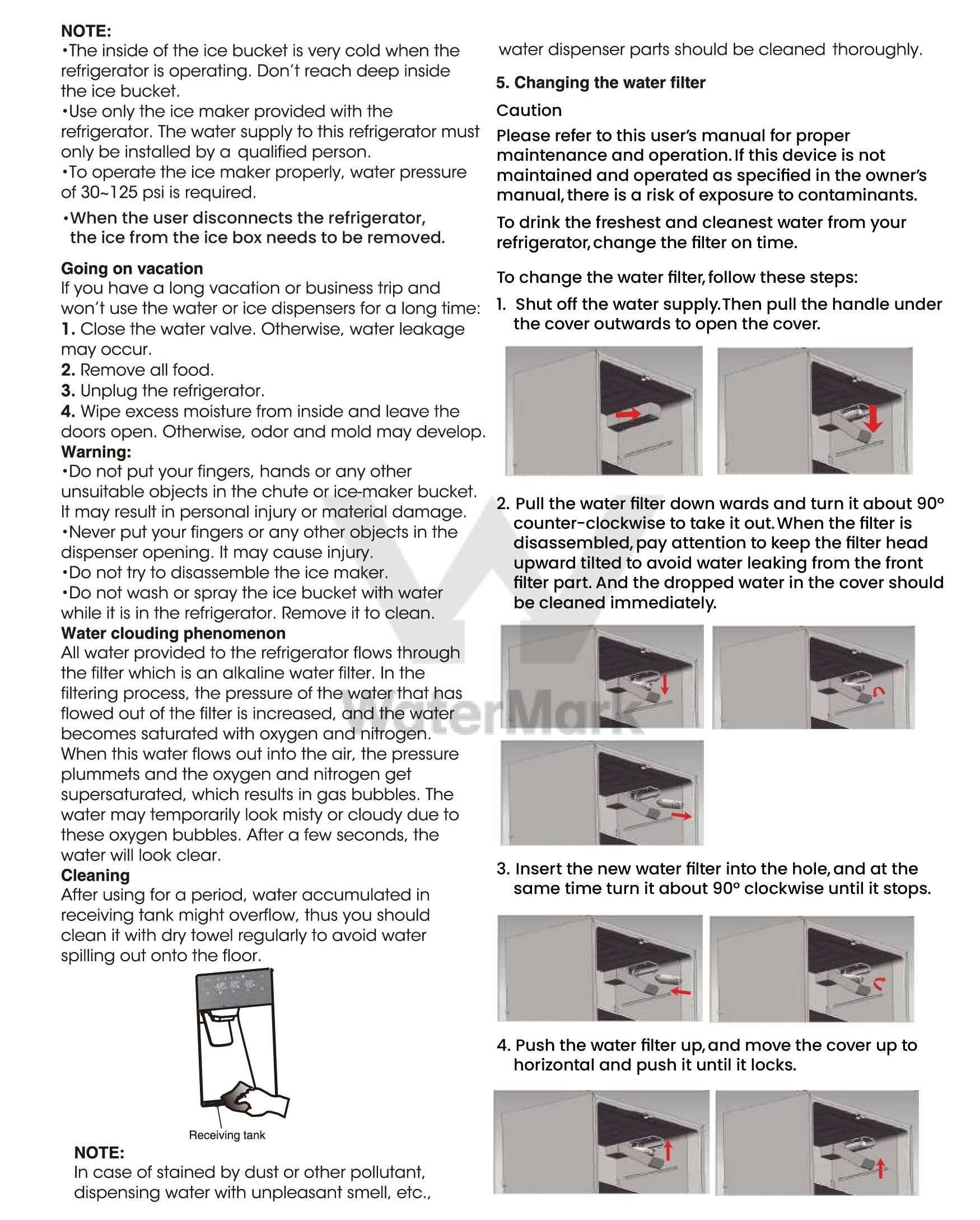Daewoo /Smeg DW2042FR-09 AQUA CRYSTAL GENUINE  Replacement Fridge Filter Cartridge