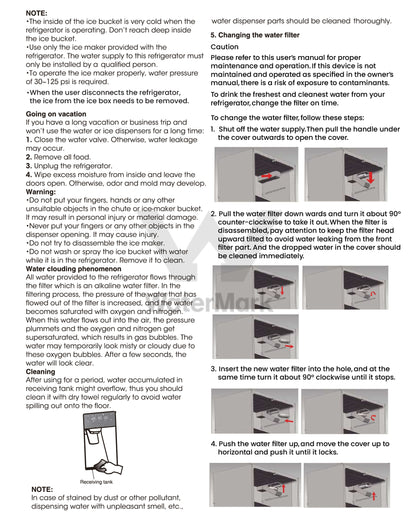 Daewoo /Smeg DW2042FR-09 AQUA CRYSTAL GENUINE  Replacement Fridge Filter Cartridge