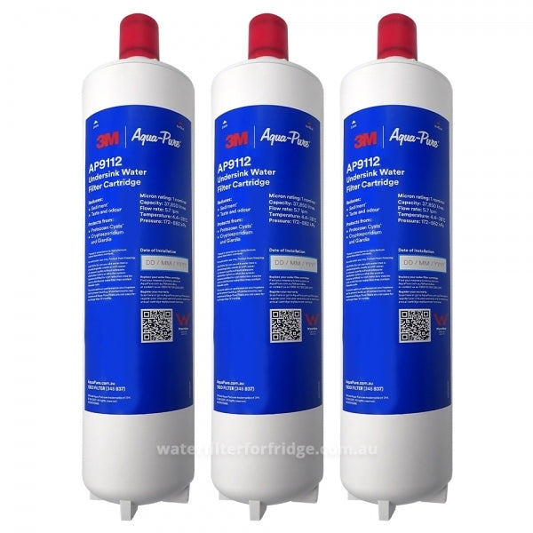 Genuine 3M Aqua-Pure Under Sink Replacement Filter Cartridge AP9112