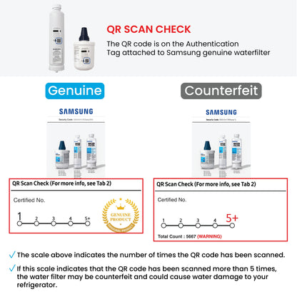Samsung HAF-QIN/EXP Fridge Water Filter Fits SRF9100BB SRF678CDLS DA97-17376B