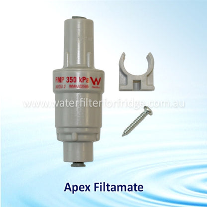 Apex 350 KPA Pressure Limiting Valve (PLV) plastic with 1/4" tube ports