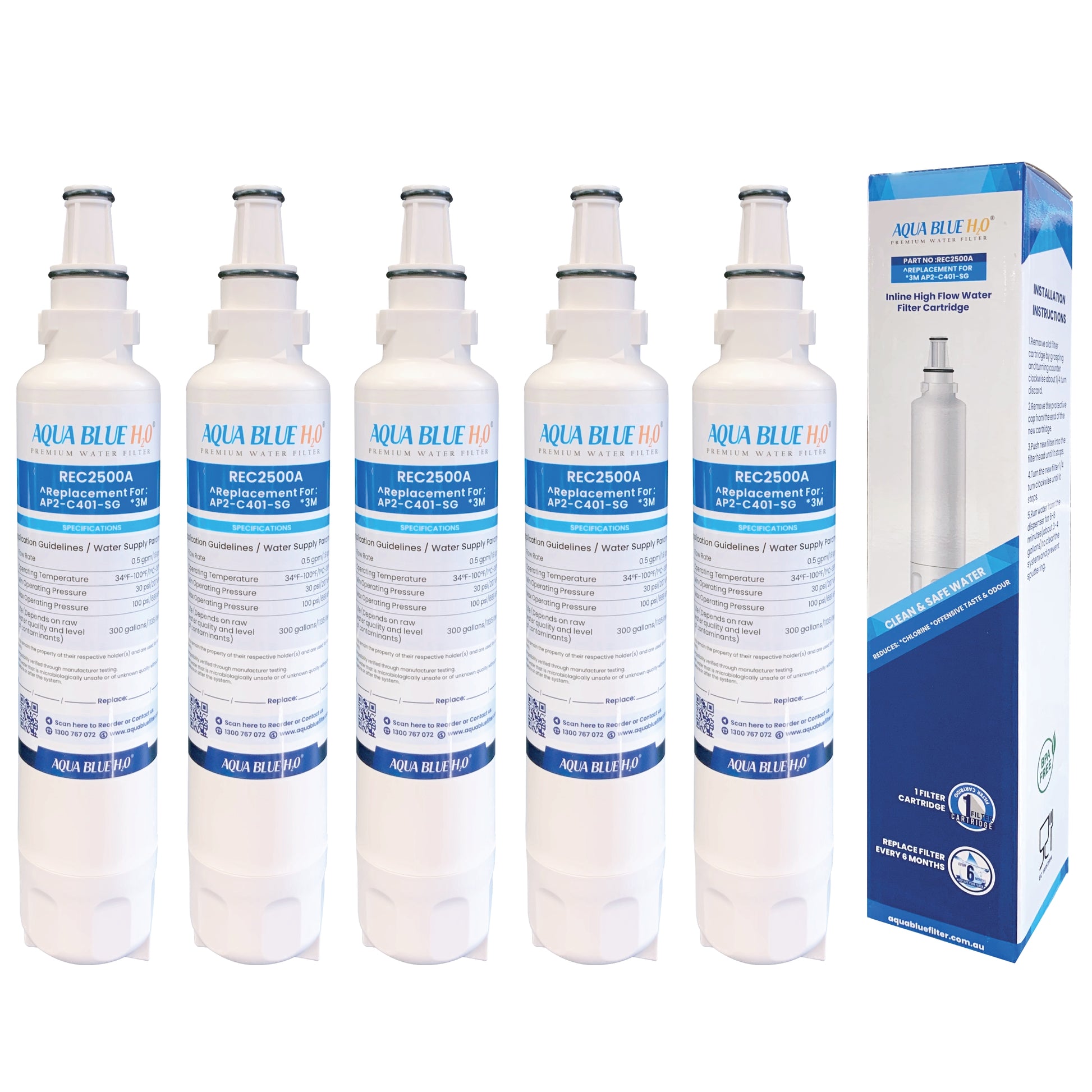 3M Caravan & RV CC111 RV401 Replacement Water Filter Cartridge Compatible