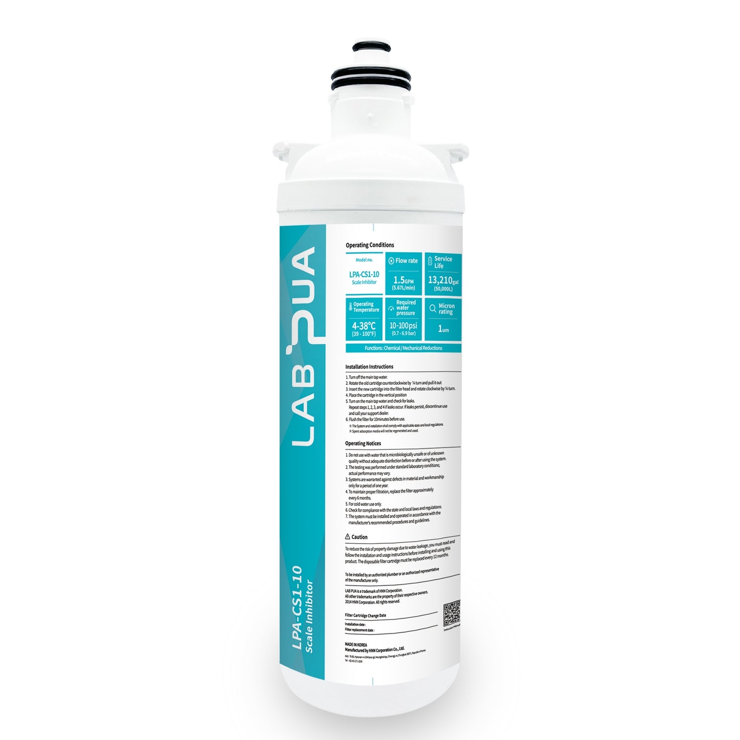  Lab Pua LPA 10 Inch FOR LABPUA High flow complete series