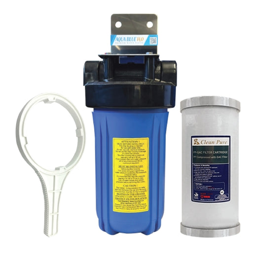 Rain Water Tank Filter system BIG Blue UV residence with Dual Stage PP Sediment Compressed with GAC Filter