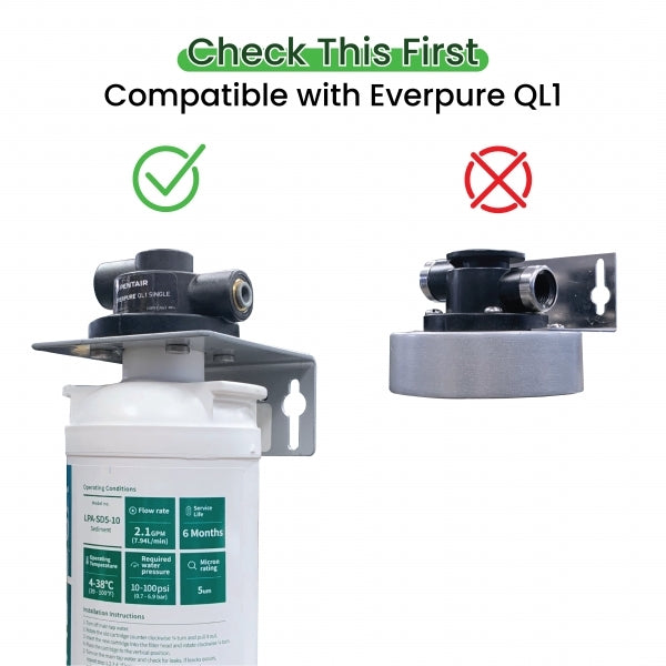 Lab Pua Residential Water Filter header+1/4"Hose Kit 10 Inch Series