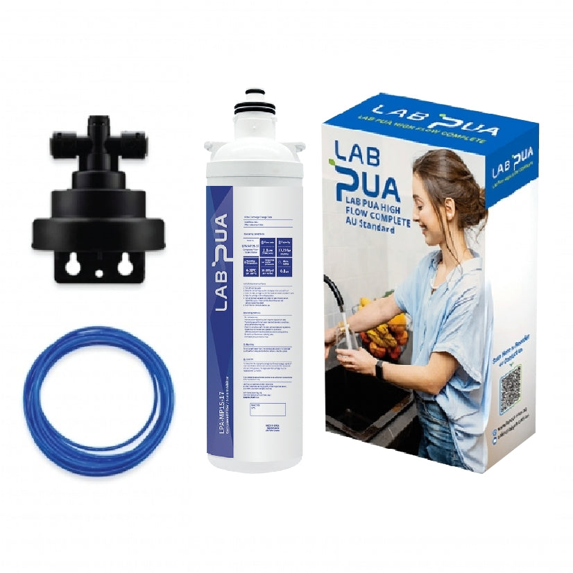 Lab Pua Residential Water Filter header+1/4"Hose Kit 10 Inch Series