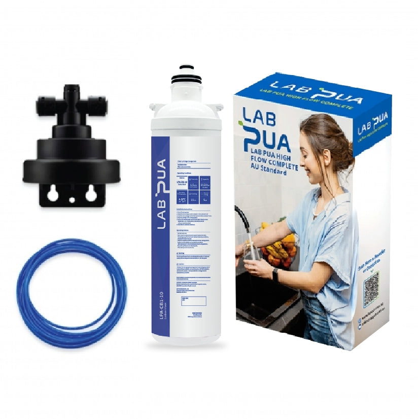 Lab Pua Residential Water Filter header+1/4"Hose Kit 10 Inch Series