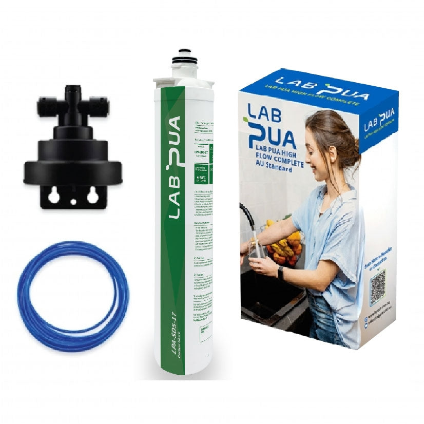 Lab Pua Residential Water Filter header+1/4"Hose Kit 17 Inch Series