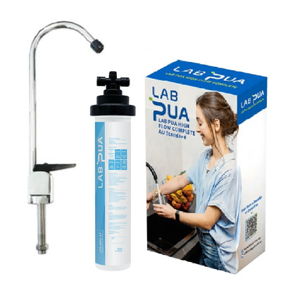 Lab Pua Residential Water Filter Kit With Faucet LPA-MP1-17 17"