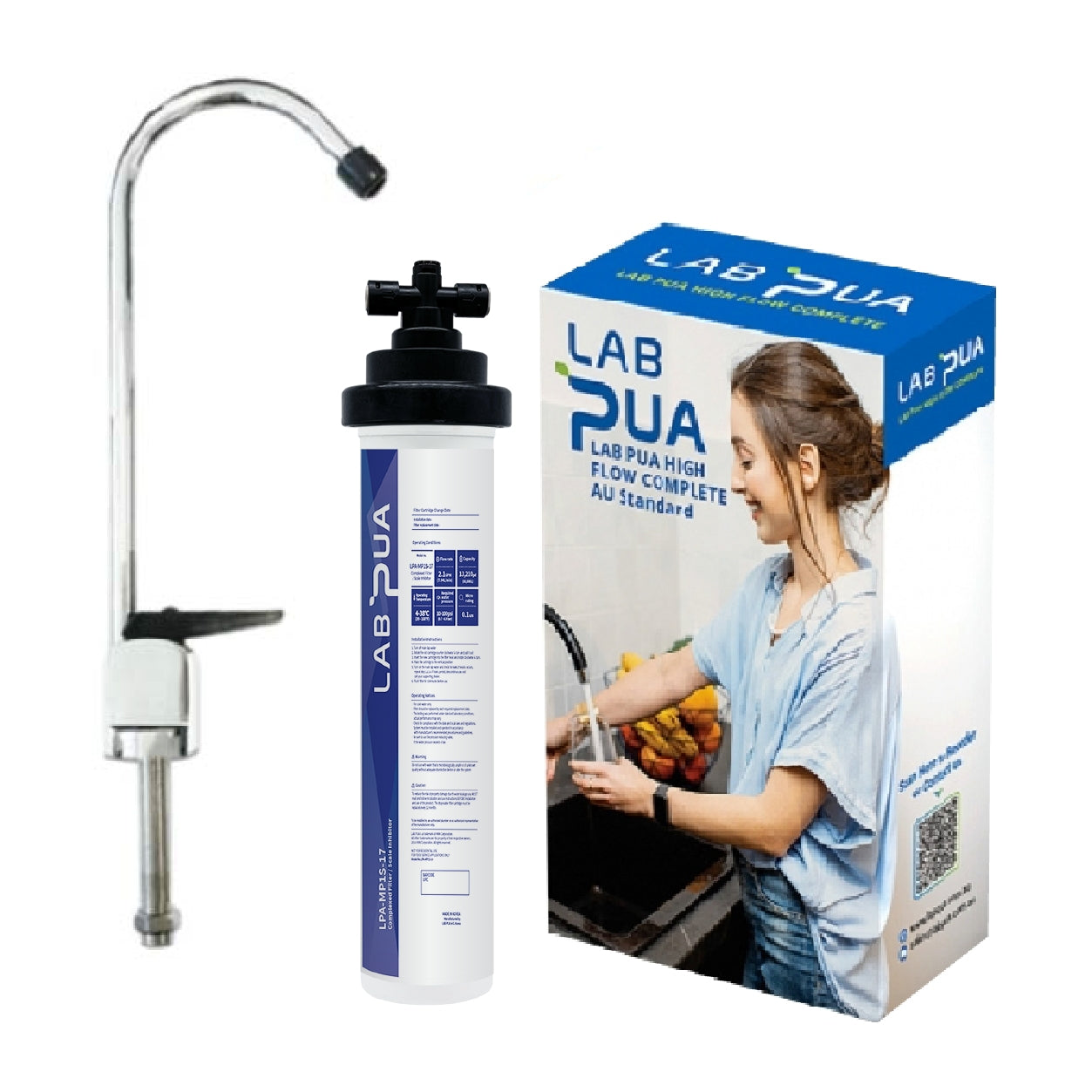 Lab Pua Residential Water Filter MP1S-17 17 Inch 0.1 MICRON