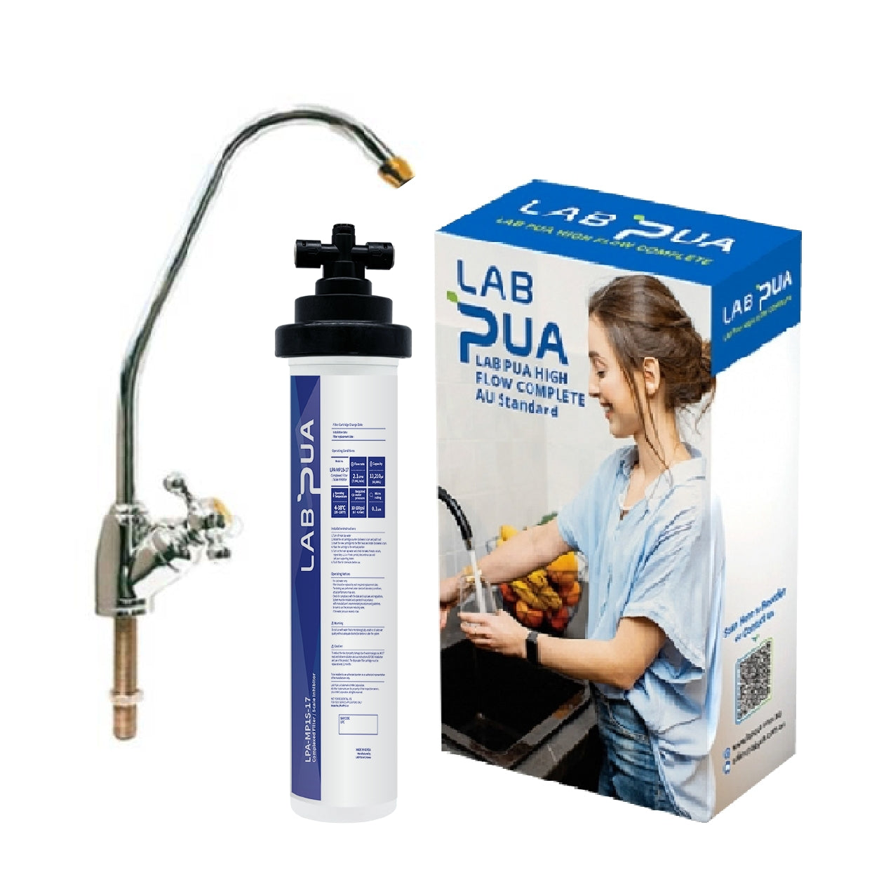 Lab Pua Residential Water Filter MP1S-17 17 Inch 0.1 MICRON