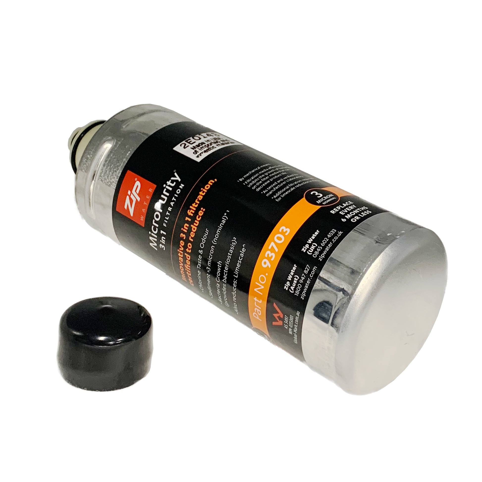 Zip 93703 Genuine MicroPurity Water Filter Cartridge with Zip 91295 Sparkling Replacement Cartridge