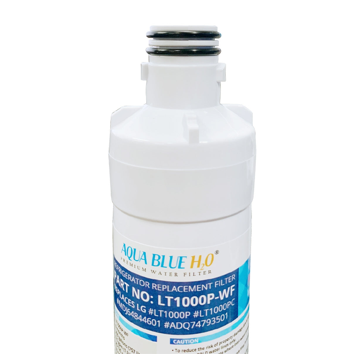 Aqua Blue LT1000P Fridge Water Filter, Compatible with LG LT1000P, LT1000PC, MDJ64844601, ADQ74793501