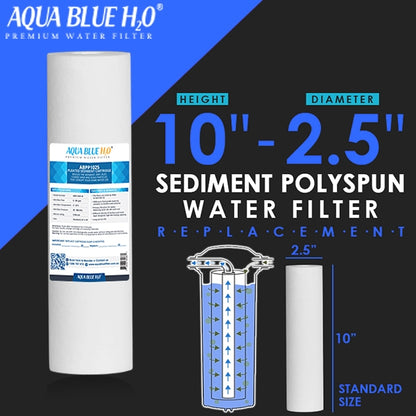 Aqua Blue H20 Sediment filter 10