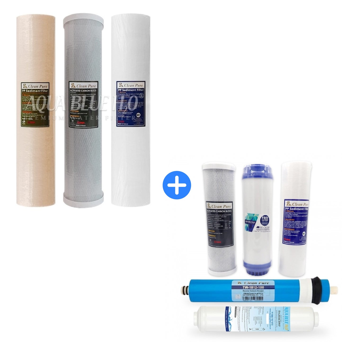 Whole house water system with RO purification system