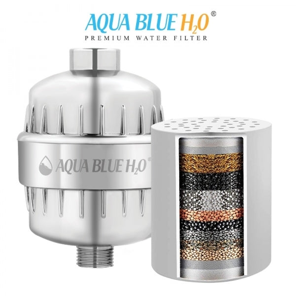 3 Function Premium Shower filter + hose and header wall bracket set SF350