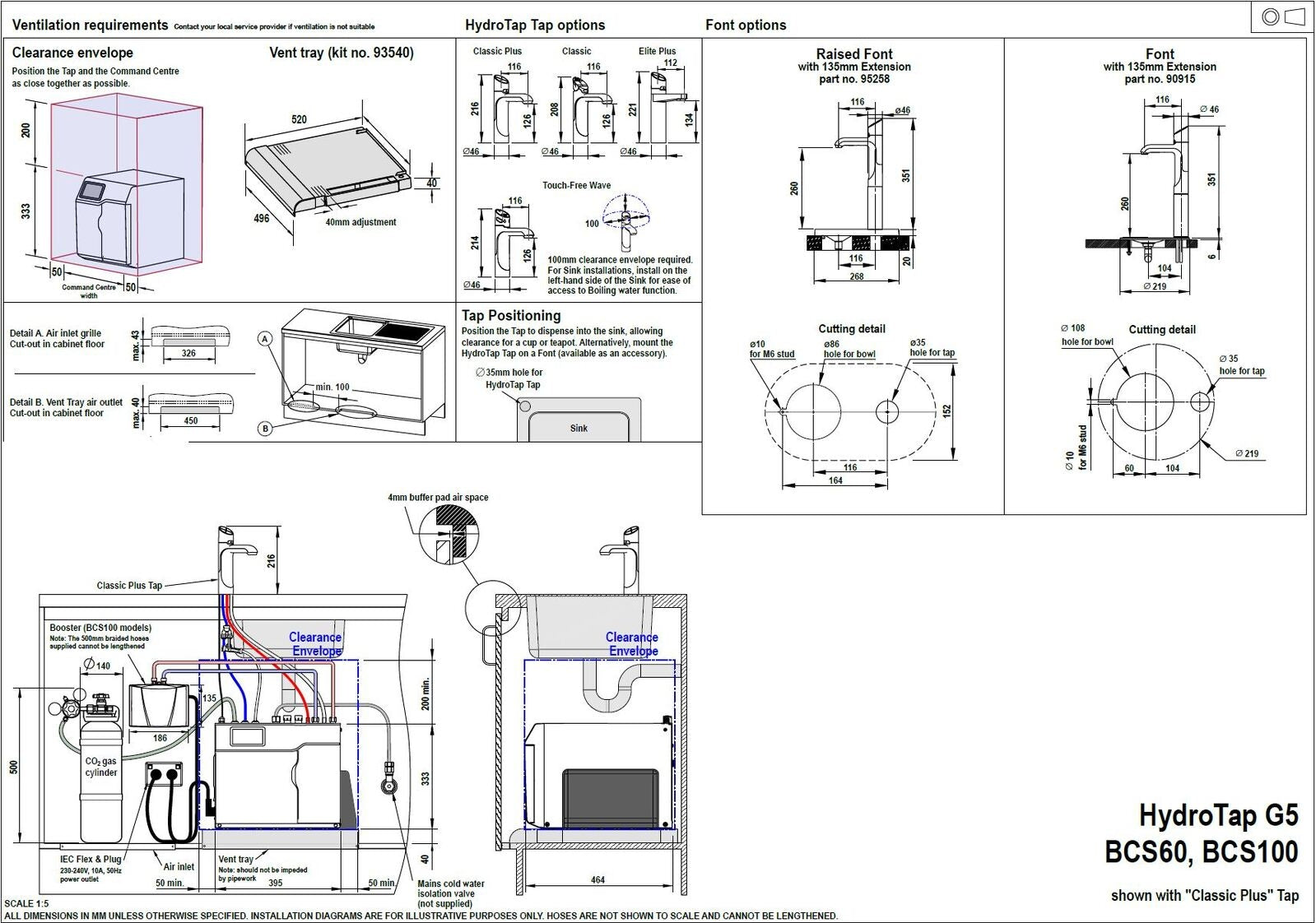 Zip Hydrotap G5 Boiling Chilled Sparkling BCS60 Classic Chrome (H51762Z00AU) Commercial