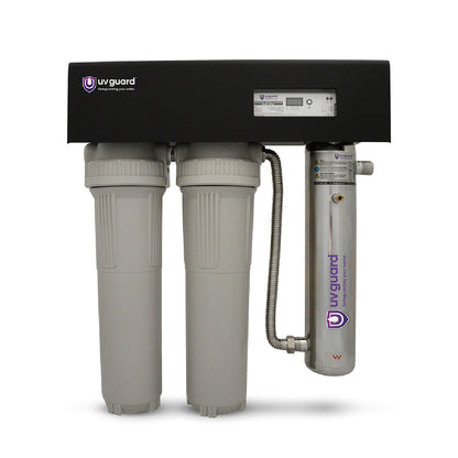 COMPLETE WHOLE HOUSE WATER FILTER SYSTEM WITH UV WATER FILTER – LARGE HOUSE UVG CWP55
