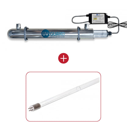 UV Guard UVG SLT30 Under Sink Ultraviolet Light System - 34 LPM 30 Watt