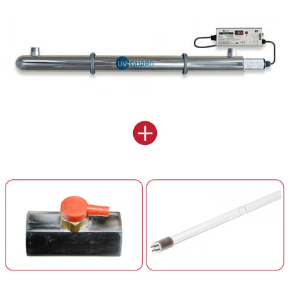 UV Guard UVG SLT75 Whole House Ultraviolet Light System - 92 LPM 80 Watt