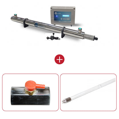 UV Guard UVG SLT75 Whole House Ultraviolet Light System - 92 LPM 80 Watt