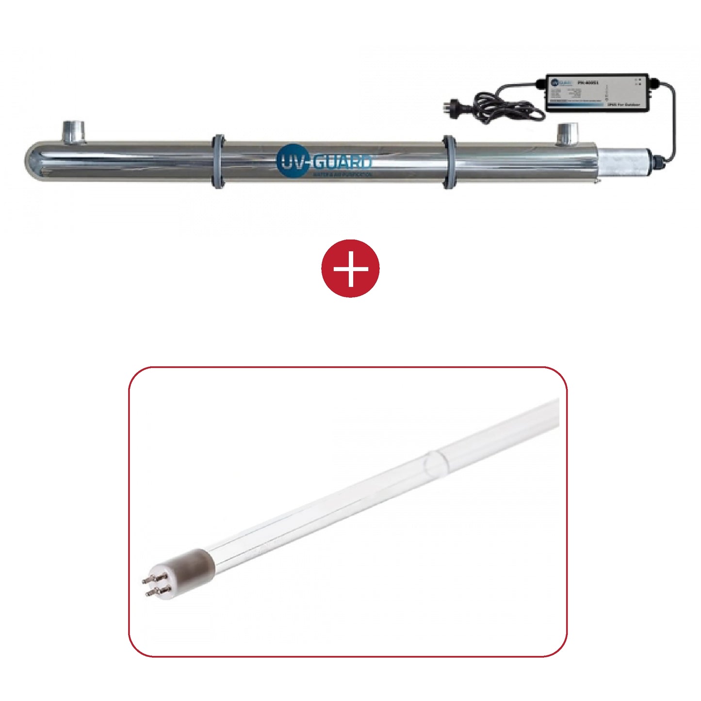 UV Guard UVG SLT40 Whole House Ultraviolet Light System - 46 LPM 40 Watt