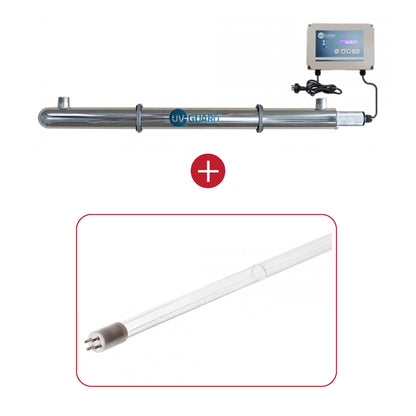 UV Guard UVG SLT40 Whole House Ultraviolet Light System - 46 LPM 40 Watt