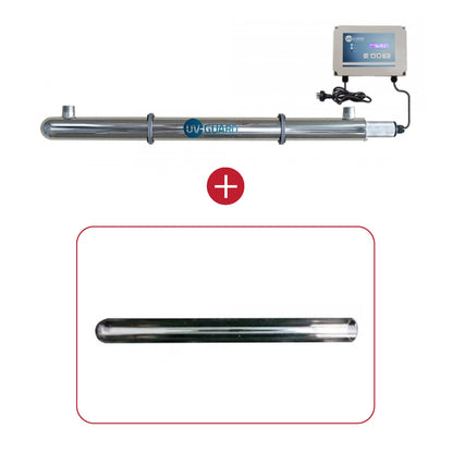 UV Guard UVG SLT40 Whole House Ultraviolet Light System - 46 LPM 40 Watt