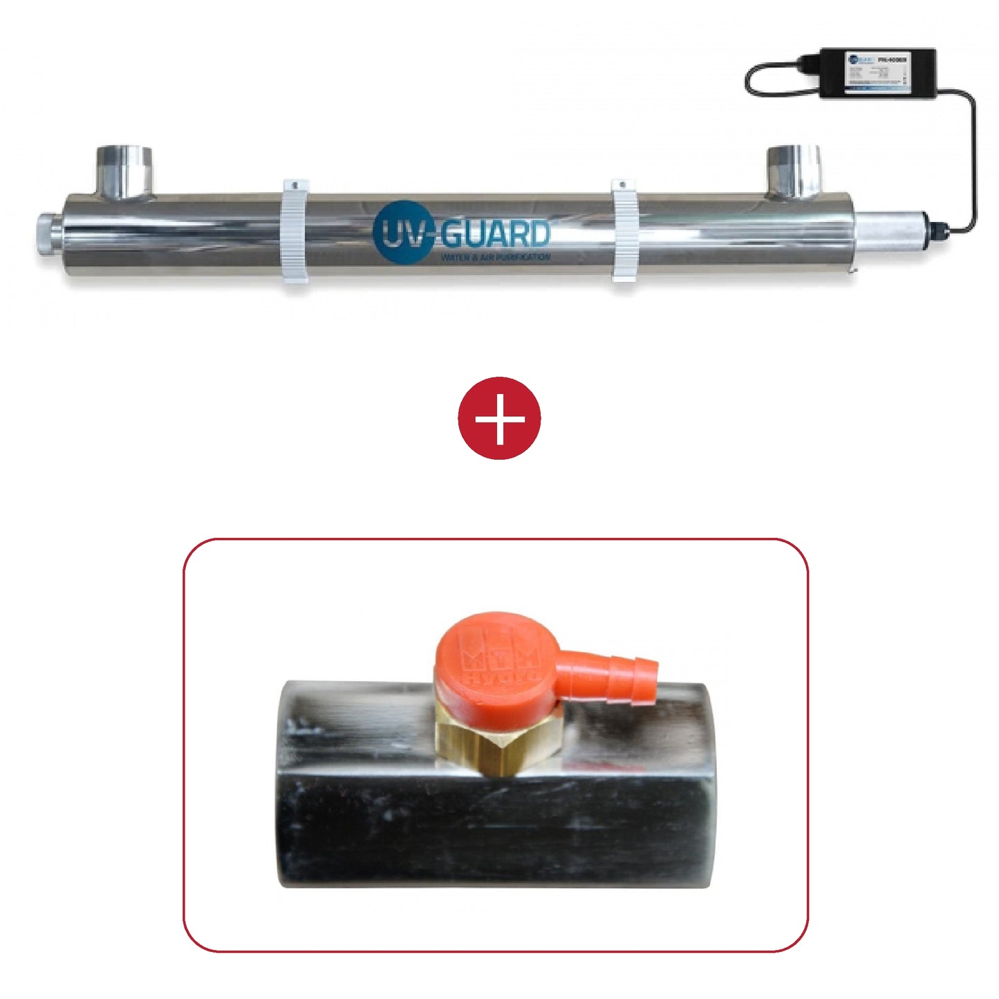 UV Guard UVG SLT80 Whole House Ultraviolet Light System - 141 LPM 80 Watt