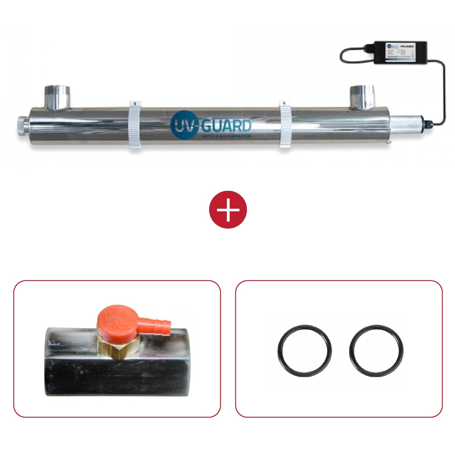 UV Guard UVG SLT80 Whole House Ultraviolet Light System - 141 LPM 80 Watt