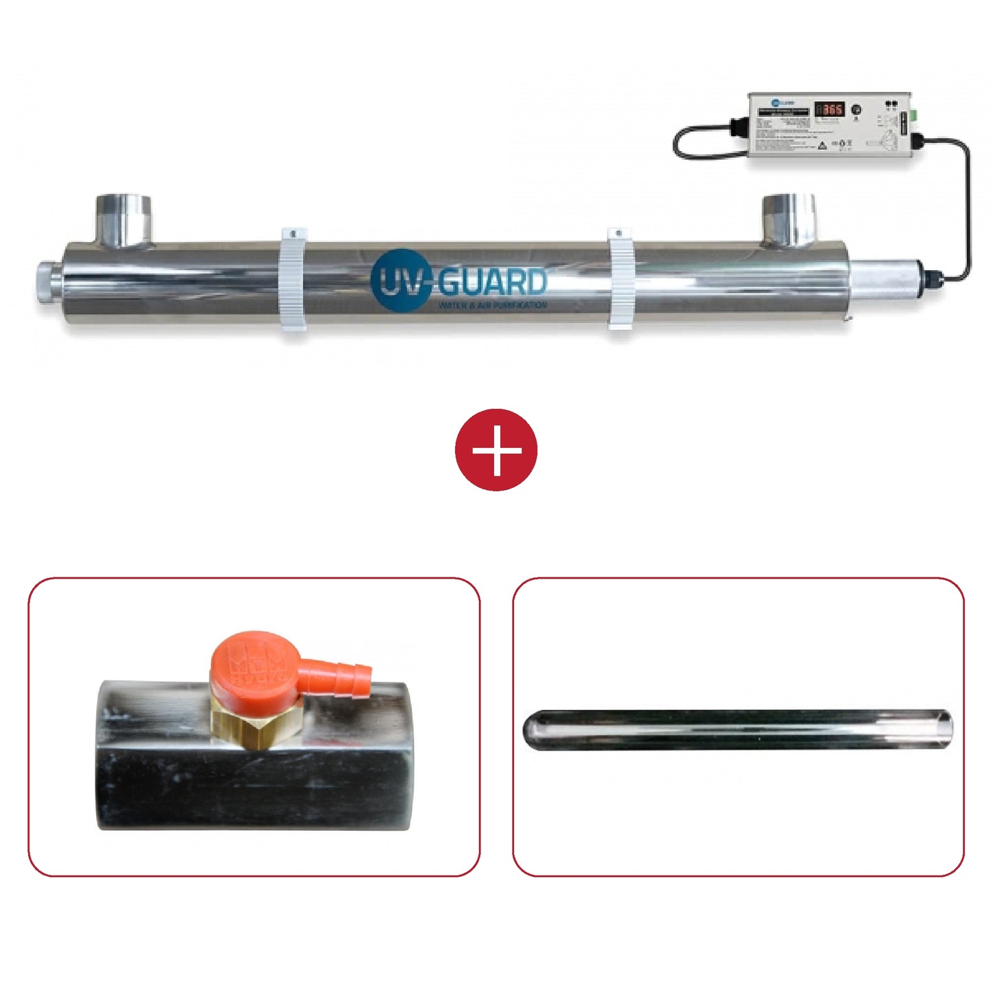 UV Guard UVG SLT80 Whole House Ultraviolet Light System - 141 LPM 80 Watt